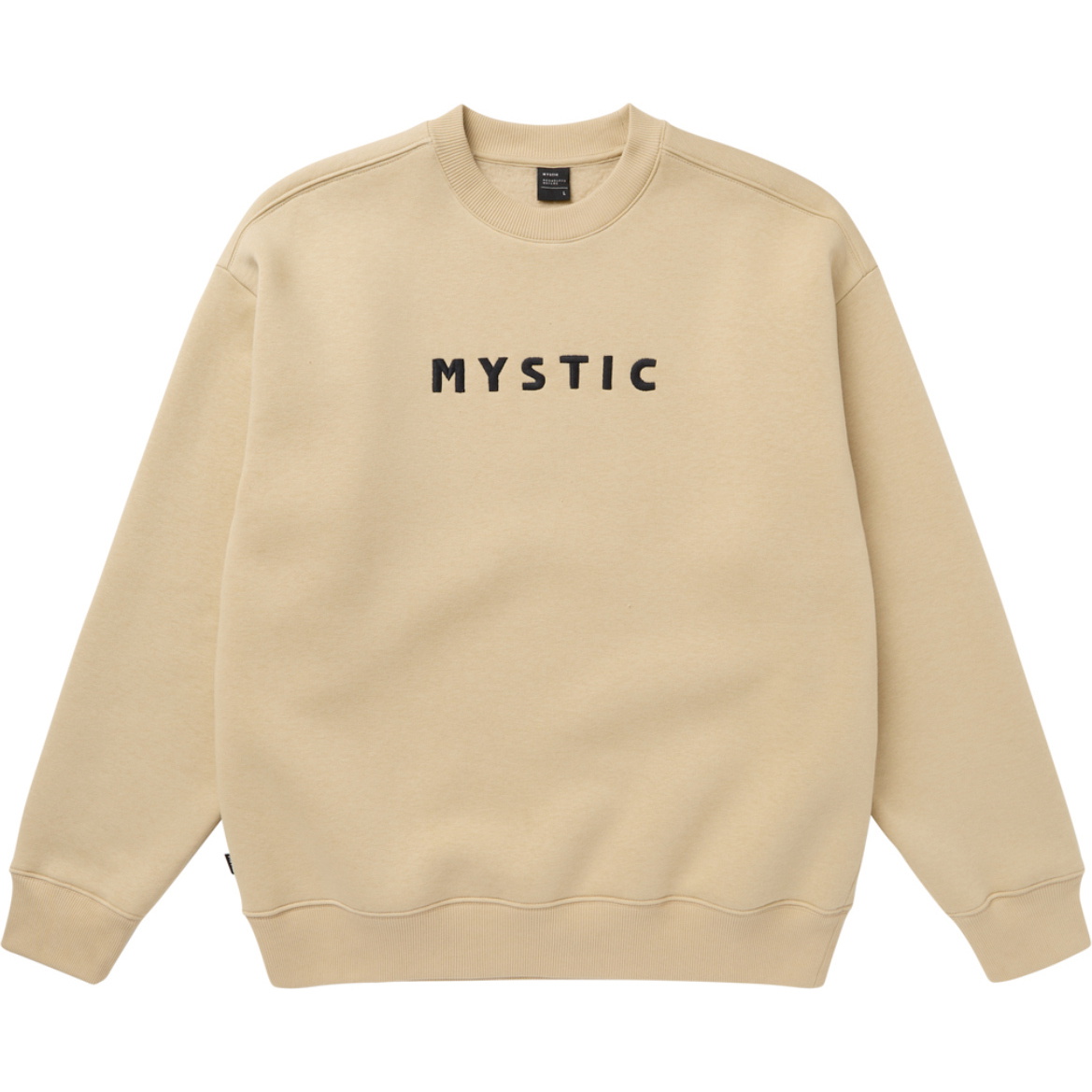 2025 Mystic Heren Brand Crew Sweat 35104.250135 - Pale Khaki